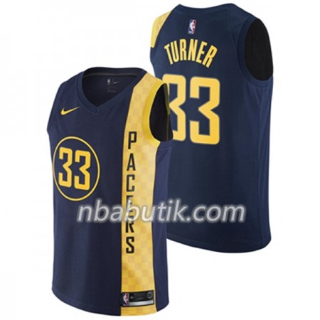 NBA Mænd Trøje Indiana Pacers Myles Turner 33 Nike City Edition Swingman